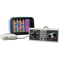MENKIND 126984 Retro Portable TV Games System, Silver/Grey,Black,Blue
