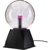 MENKIND Colour Changing Futuristic Plasma Ball - Clear & Black