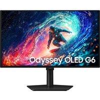SAMSUNG Odyssey G6 LS27HG612SUXXU Quad HD 27 OLED Gaming Monitor - Black, Black