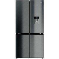 Haier Cube 90 Series 7 HCW79F19EHSB American-Style Smart Fridge Freezer - Iconic Black, Black