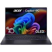 ACER Swift AI 16 Refurbished Laptop, Copilot PC - IntelCore Ultra 7, 1 TB SSD, Black - 32 GB RAM (Very Good Condition), Black