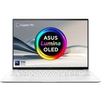 ASUS Zenbook S 14 14 Refurbished Laptop, Copilot PC IntelCore Ultra 9, 1 TB SSD, White (Excellent Condition), White