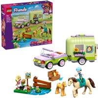 LEGO Friends 42695 Horse & Baby Foal Trailer Set