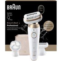 BRAUN Silk-pil 9 Flex 9 3D SE9-060 Wet & Dry Epilator - Gold, Gold
