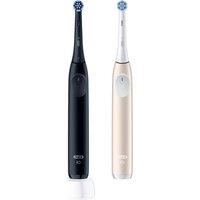 ORAL-B iO2 Electric Toothbrush Duo Pack - Black & White, Black,White