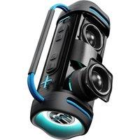 MAJORITY Move M4 Bluetooth Portable Speaker - Electric Blue & Charcoal, Silver/Grey,Blue