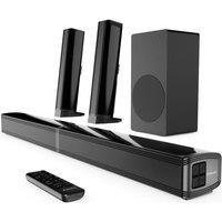 OAKCASTLE SB80 Xtra 4.1 Wireless Compact Sound Bar - Black, Black
