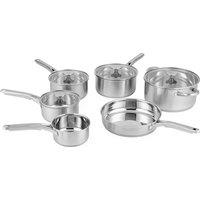 Salter Signature 6piece Stainless Steel Cookware Set - Silver, Stainless Steel