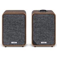 RUARK MR1 Mk3 Bluetooth Desktop Speakers - Rich Walnut, Brown