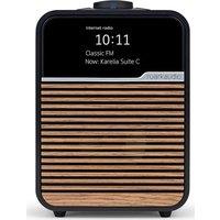 RUARK R1S DAB Smart Bluetooth Radio - Satin Charcoal Lacquer, Brown,Black