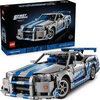 LEGO Technic 42210 2 Fast 2 Furious Nissan Skyline GT-R (R34) Car Set for Adults