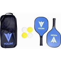VOLLINT 2 Player Pickleball Set - Blue & Yellow, Blue,Yellow