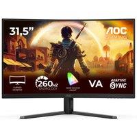 AOC C32G42ZE Full HD 32" Curved VA Gaming Monitor - Black, Black,Red