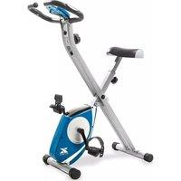 XTERRA Fitness FB150 Folding Exercise Bike - Silver & Blue, Blue,Silver/Grey