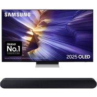 80-84 Samsung S90F 83 OLED 4K Vision AI Smart TV and HW-S60D/XU 5.0 All-in-One Sound Bar with Dolby Atmos & DTS Virtual:X Bundle, Black