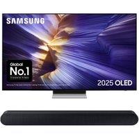 65 Samsung S90F OLED 4K Vision AI Smart TV & HW-S60D/XU 5.0 All-in-One Sound Bar with Dolby Atmos Bundle, Black