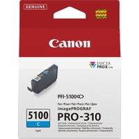 CANON PFI-5100C Cyan Ink Cartridge, Cyan