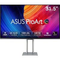 ASUS ProArt PA32UCDM 4K Ultra HD 32" OLED Monitor - Black & Silver, Silver/Grey,Black