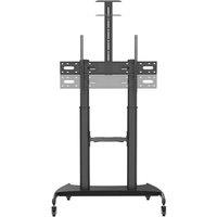 AVF Height Adjustable Mobile TV Cart for TVs 60 - 100", Black