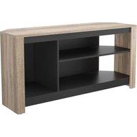 AVF Calibre Alto Gaming 1200 mm TV Stand for up to 60" TVs - Rustic Sawn Oak & Black, Black,Brown