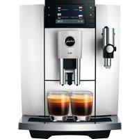JURA E8 Smart Bean to Cup Coffee Machine - Piano White, White
