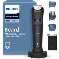 PHILIPS Series 5000 BT5780/15 Wet & Dry Beard Trimmer - Black, Black