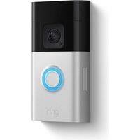RING Battery Video Doorbell Plus with Extra Battery Pack - Silver, Silver/Grey