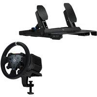 Logitech G RS50 Racing Wheel for PC & PlayStation & G RS Pedal Set Bundle