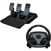 Logitech G Pro (PC & Xbox) Racing Wheel & Racing Pedal Set Bundle