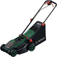 Bosch Rotak 18V2-38 Cordless Rotary Lawn Mower - Green & Black, Black,Green