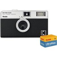 KODAK Ektar H35 35mm Half-Frame Camera 24 Exposure Ultra Max 35mm Film - Black, Black
