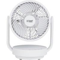 RUSSELL HOBBS RHDCF1001 9" Desk Fan - White, White