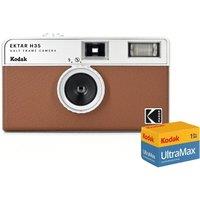 KODAK Ektar H35 35mm Half-Frame Camera 24 Exposure Ultra Max 35mm Film - Brown, Brown