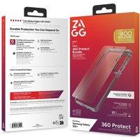 ZAGG Galaxy S26 Luxe Case & Screen Protector Bundle, Clear