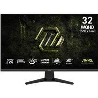 MSI MAG 325QF E18V Wide Quad HD 32 Rapid VA Gaming Monitor - Black, Black