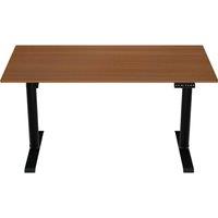 AROZZI Arena Nordico Gaming Desk - Walnut, Brown,Black