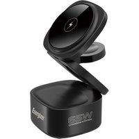 ENERGIZER WCP311 3-in-1 Magnetic 65 W Wireless Charging Stand - Black, Black