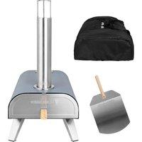 GEORGE FOREMAN GFWPPO1GPC Wood Pellet Pizza Oven - Grey