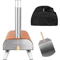 GEORGE FOREMAN GFWPPO1ORPC Wood Pellet Pizza Oven - Orange