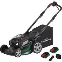 WEBB Eco WEV20X2LM53SPB4X Cordless Brushless Rotary Lawnmower - Black & Green, Black,Green