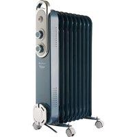 HAMILTON BEACH Vintage REDB14KBLKE Portable Oil-Filled Radiator - Blue, Blue