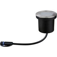 PAULMANN Plug & Shine Floor Individual Spot Ground Uplighter - Stainless Steel, Stainless Steel