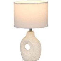 PAULMANN Pauleen Pure Crush Table Lamp - White & Beige
