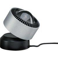 Paulmann Aldan LED Table Lamp - Black & Brushed Aluminium