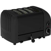 DUALIT 47431 4-Slice Toaster - Black, Black