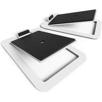 Kanto Audio S4 Desktop Speaker Stand - Pack of 2, White, White
