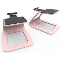 Kanto Audio SE2 Desktop Speaker Stand - Pack of 2, Pink, Pink