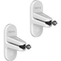 Kanto Audio SPW3W Universal Tilt & Swivel Speaker Bracket Pair - White, White