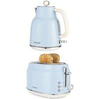 SALTER COMBO-9066 Retro Kettle & 2-Slice Toaster Bundle - Blue, Blue