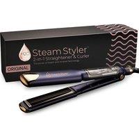 THANE H20 Steam Styler 2-in-1 Straightener & Curler - Purple, Purple